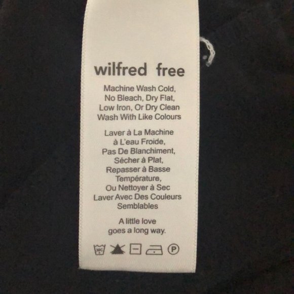 Wilfred Free Pocket T-Shirt Black Oversized XXS - Picture 5 of 6